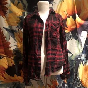 Forever 21 red plaid shirt
